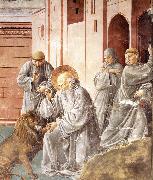 GOZZOLI, Benozzo St Jerome Pulling a Thorn from a Lion's Paw sd china oil painting reproduction